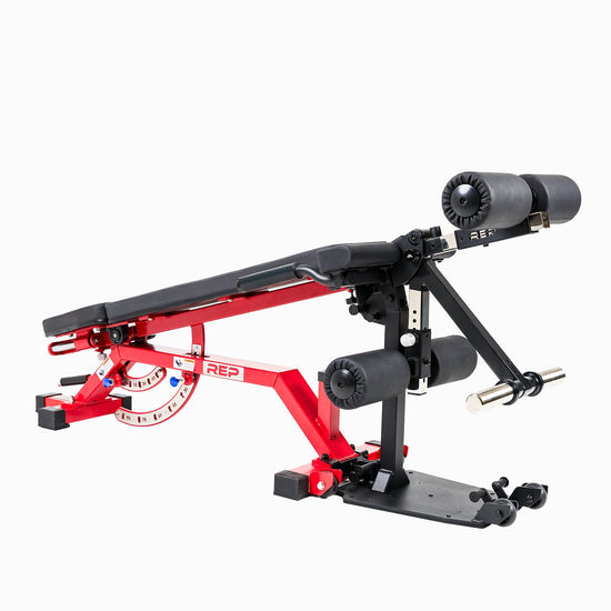 REP Fitness Leg Extension and Leg Curl Bench Attachment on a ZeroGap® - AB-5000